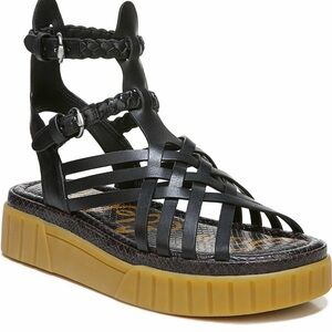Sam Edelman Black Gladiator Sandals..